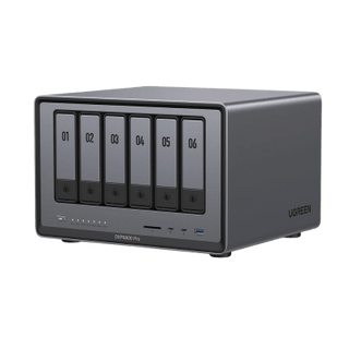 NAS UGREEN NASync DXP6800 Pro / Intel Core i5-1215U 10 Núcleos / 6 Bahías SATA + 2 M.2 NVMe / 2 Puertos Thunderbolt 4 / 2 ...
