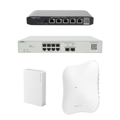 Equipos Ruijie DEMO Ideal para Probar Integraciones de Redes Business y Enterprise con WiFi 7 - RUIJIE