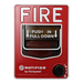 Estación Manual de Alarma Contra Incendio / Doble Acción / Con Cerradura y Llave / Exterior / UL 38 / ADA / Caja SB-I/O Incluida | SIERRA STORE