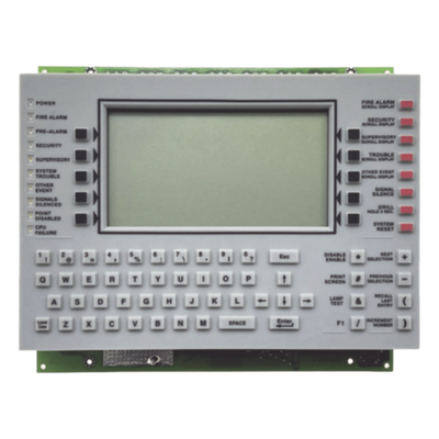 Anunciador de Control de Red / Pantalla LCD 640 Caracteres / Teclado QWERTY / 11 LEDs de Estado / 4 Relés Form-C / Compatible Serie | SIERRA STORE