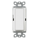 Apagador de Pared Unipolar / 15 A / 120/277 V / Paleta Decoradora / Cargas Generales y Motores / Acabado Brillante | SIERRA STORE