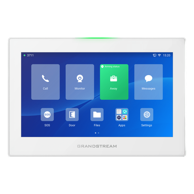 Estación de Intercomunicación SIP / Pantalla Táctil 7'' 1024x600 / Wi-Fi 6 Dual Band / Bluetooth 5.0 / 8 Canales de Alarma / Android | SIERRA STORE