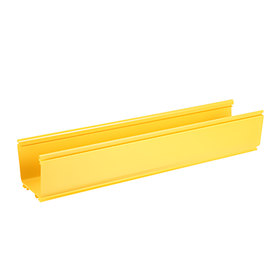 PANDUIT FR4X4YL10 - Canaleta de Enrutamiento de Fibra Óptica / 4x4 pulgadas / PVC Rígido UL 94V-0 / 3 m (9.8 ft) de Largo / Radio de | SIERRA STORE