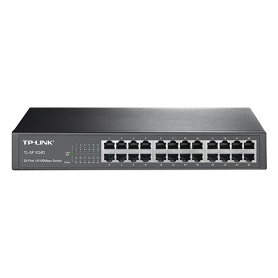 Switch no administrable / 24 puertos 10/100 Mbps / 35.7 Mpps / Escritorio o rack | SIERRA STORE