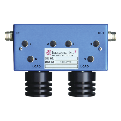 Aislador Doble / 400-512 MHz / 70 dB Aislamiento / ±5 MHz Ajustable / 150W / N Hembras / 50 Ω / 0.54 x 0.38 x 0.16 ft | SIERRA STORE