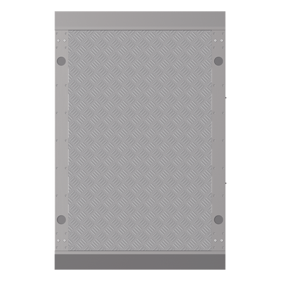 HIKVISION DS-K3B961TX-BASE900-S - Base para Torniquete / 1 Carril / 90 cm (2.95 ft) / Instalación sin Anclaje / Serie DS-K3B961 | SIERRA STORE