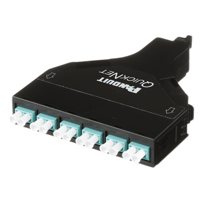 PANDUIT FQZN-12-10AS - Cassette de Fibra Óptica / 12 Fibras LC a MPO / OM4 / Método A / 0.5 dB / 550 m (1804.5 ft) | SIERRA STORE