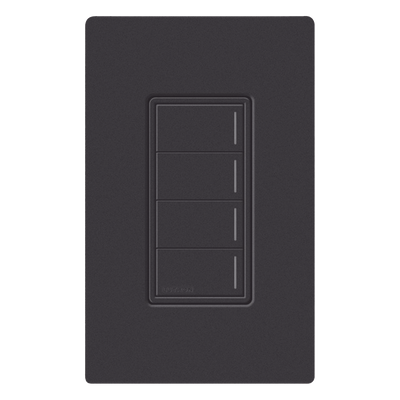 Botonera de Pared para Sistema de Automatización / 4 Botones de Escena / Retroiluminada / Alimentación 120-277 V / RF Clear Connect | SIERRA STORE