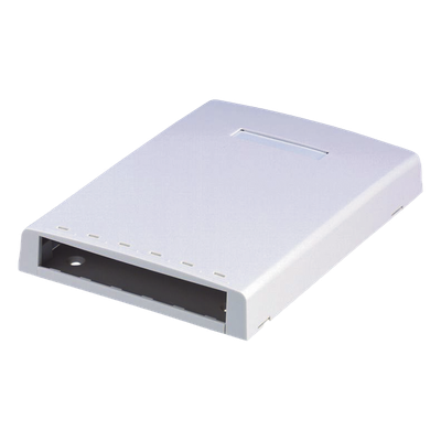 PANDUIT CBXF6WH-AY - Caja de Montaje en Superficie / 6 Módulos Mini-Com / Almacenamiento 24 m (78.7 ft) Fibra / Color Blanco | SIERRA STORE