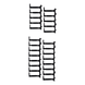PANDUIT XGL-FMS48B - Kit de Dedos para Gestión de Cables / 48 UR / Dedos 100 mm / Montaje LH/RH / Color Negro | SIERRA STORE