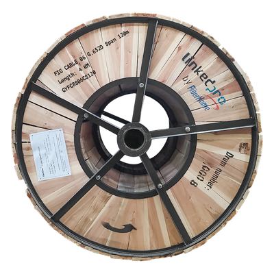 Carrete Fibra Óptica Aérea Figura 8 / Monomodo G.652D / 6 Hilos / Span 120 m / 4 km / 13,123 ft | SIERRA STORE
