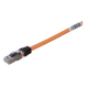 PANDUIT STP6X7OR - Patch Cord Cat6A / Blindado S/FTP / CM/LS0H / 2.13 m (7 ft) / Color Naranja | SIERRA STORE
