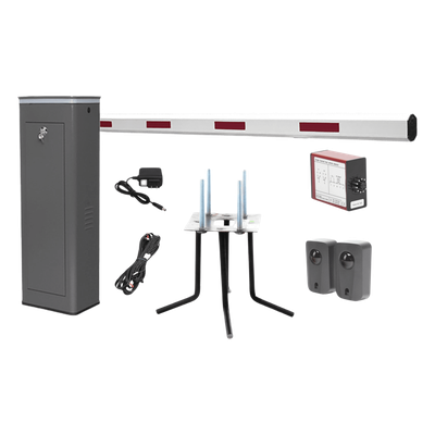 ACCESSPRO KIT-XBS-3R - Barrera Vehicular Derecha / Brazo 5.5 m (18 ft) / Corona LED / 150 Ciclos/Hora / Apertura 6 Segundos / Uso | SIERRA STORE
