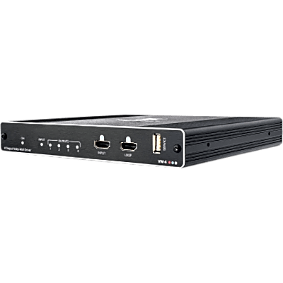 Controlador de Video Wall | 4 Salidas HDMI | 1 Entrada HDMI | 1 Salida HDMI Loop | Resolución Máxima de Entrada 4K@60Hz (4:4:4) | SIERRA STORE