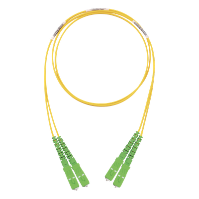 PANDUIT F923RANANSNM002 - Jumper de Fibra Óptica Monomodo / 9/125 OS2 / SC/APC Duplex / OFNR / 2 m (6.56 ft) / Amarillo | SIERRA STORE