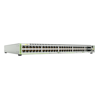 Switch PoE+ Stackeable Capa 3, 48 puertos 10/100/1000 Mbps + 2 puertos SFP Combo + 2 puertos SFP+ 10 G Stacking, 370 W | SIERRA STORE