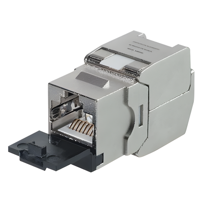 LINKEDPRO BY EPCOM LPKJHC6A - Módulo Jack Keystone / STP Blindado / CAT6A / Toolless / 10GbE / Tapa Protectora | SIERRA STORE