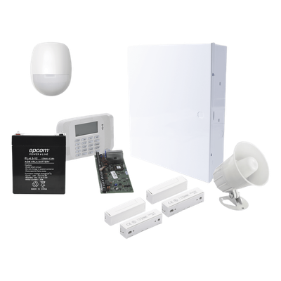 Kit de alarma cableada / panel de 8 zonas + 40 inalámbricas / 3 particiones / AlarmNet IP y celular / Total Connect 2.0 | SIERRA STORE
