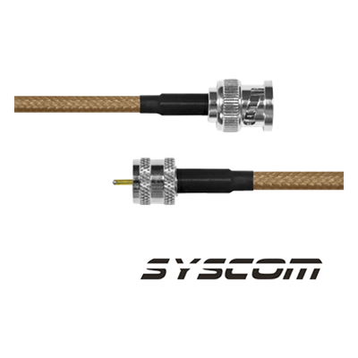 EPCOM INDUSTRIAL SBNC142KMIN30 - Jumper Coaxial / BNC Macho a Mini UHF Macho / Cable RG142 / 30 cm (1 pie) | SIERRA STORE