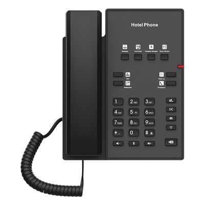Teléfono IP / 8 Teclas Programables / Audio HD / PoE / 2 Cuentas SIP / Montaje Pared o Escritorio | SIERRA STORE