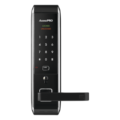 Cerradura inteligente para puertas con doble cerrojo/teclado Touch Screen, Apertura con tarjeta Mifare /Contraseña y Llave de | SIERRA STORE