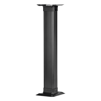 PANDUIT AFR4TBLGBL - Accesorio de Conexión a Mesa / Canaleta de Piso 4 Vías / PVC Rígido / Carga 907 kg / Área 45.11 in² / ADA / Negro | SIERRA STORE
