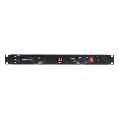 LINKEDPRO BY EPCOM LP-PDU-11DP - PDU para Rack / 11 Salidas NEMA 5-15R / 120 Vca / 15 A / 1U / 19 in / Cable 1.80 m / Protección | SIERRA STORE