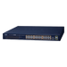 Switch PoE Administrable Capa 2 / 24 Puertos Gigabit / 2 SFP / 52 Gbps / Jumbo Frame 9K | SIERRA STORE