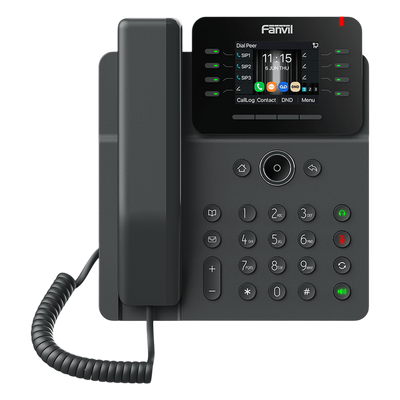 Teléfono IP Empresarial / 12 Líneas SIP / Pantalla Color 2.8" HD 320x240 / Audio HD G.722 y Opus / Conferencia 6 Vías / Bluetooth 5.4 | SIERRA STORE