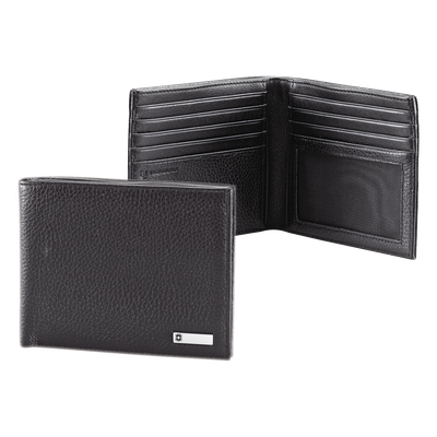 Cartera de Piel / Doble Pliegue / 8 Tarjetas / 11cm x 9cm x 1cm / 0.1 kg | SIERRA STORE