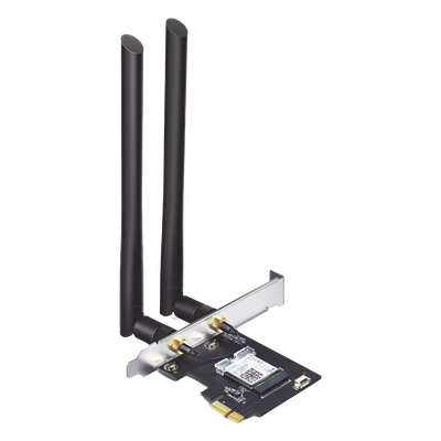 Adaptador PCIe inalámbrico doble banda AC 1200 Mbps / Antena de alta ganancia / Tecnología MU-MUMO 2X2 / Soporte de perfil bajo y | SIERRA STORE