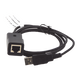Cable de Consola / USB-A Macho a RJ-45 Hembra / 1.2 m (3.94 ft) / RS-232 / Convertidor USB a Serie | SIERRA STORE