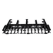 PANDUIT NM1 - Organizador de Cables Horizontal / Alta Densidad / Doble Frontal y Posterior / Rack 19in / 1UR / Negro | SIERRA STORE