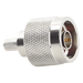 Conector N Macho, Anillo Plegable y Pin Cautivo para RG-8/X, 9258, LMR-240, Níquel/ Oro/ Teflón. | SIERRA STORE