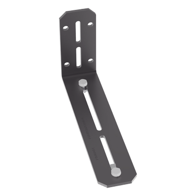 PANDUIT FR6LB - Soporte en L / Montaje Pared o Gabinete / Canaletas 6x4 y 4x4 / Acero Negro / 8.88 x 2 pulgadas | SIERRA STORE