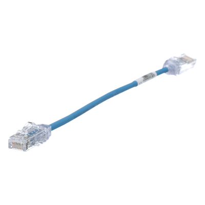 PANDUIT UTP28SP8INBU - Cable de Parcheo UTP / Cat6 / 28AWG Diámetro Reducido / 20.2 cm (0.66 ft) / Azul | SIERRA STORE