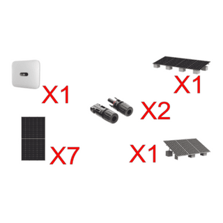 Kit Solar Interconexion  / 4 kW  220Vca / Inversor HUAWEI/ Montaje Incluido - HUAWEI FUSIONSOLAR