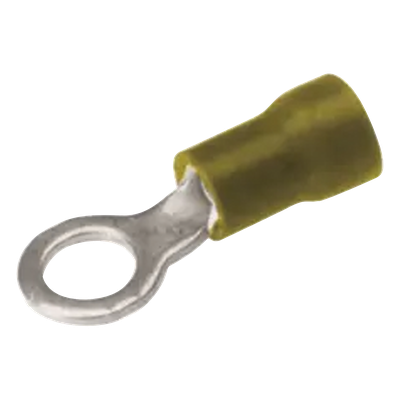 Terminal de Anillo / 12-10 AWG / Tornillo 3/16 in (5 mm) / Aislamiento Vinilo / Cobre / 26 mm (1.03 in) | SIERRA STORE