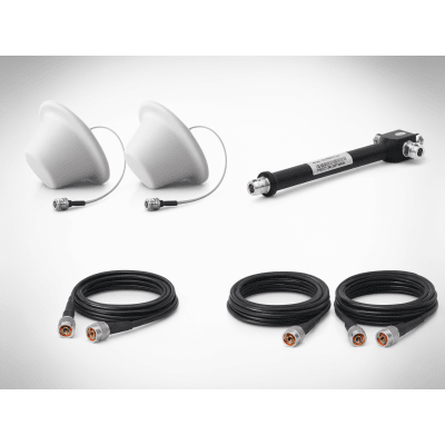 EPCOM EP1DIV-2ANT-3CCN - Kit de Expansión de Antenas / 2 Domos / Divisor 3 Salidas / Jumpers 3 m (9.8 ft) y 15 m (49.2 ft) | SIERRA STORE
