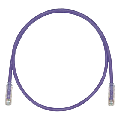 PANDUIT UTPSP8MVLY - Cable de Parcheo UTP Cat6 / 24 AWG / CM / 8 m (26.25 ft) / PoE Tipo 3 y 4 / Violeta | SIERRA STORE