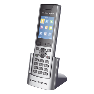 Teléfono IP DECT Inalámbrico / Alcance 400 m (1312.3 ft) / 10 Cuentas SIP / Pantalla LCD 2.4 Pulgadas / 40 Horas Conversación / Audio | SIERRA STORE