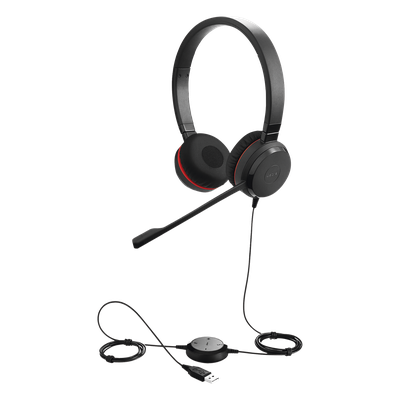 Auricular Profesional UC / Conectividad Dual USB y 3.5 mm / Micrófono con Cancelación de Ruido / Controlador en Cable con LED / Plug | SIERRA STORE