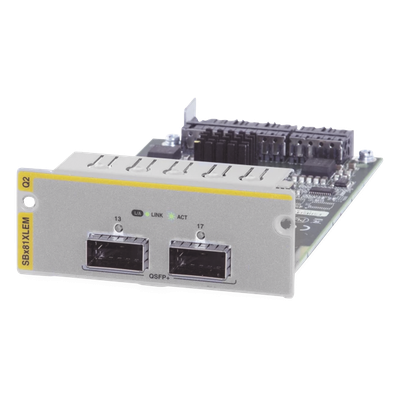 Módulo de expansión / 2 puertos 40G QSFP+ / Interfaz óptico de alta densidad / Compatible con tarjeta de línea SBx81XLEM | SIERRA STORE