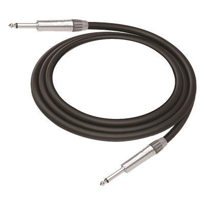 Cable de Audio / Conectores 1/4 in Mono / Triple Blindaje / Cobre Puro / 3 m (9.8 ft) / Carcasa Cromada | SIERRA STORE