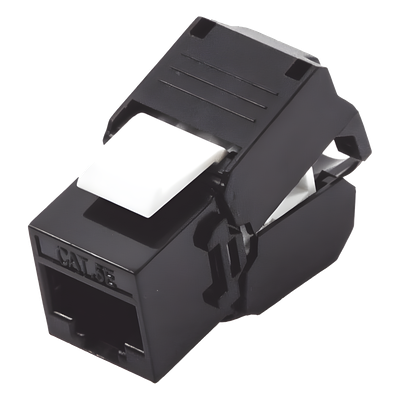 LINKEDPRO BY EPCOM LP-KJ-516-TTBK - Módulo Jack Keystone / Cat5e / Toolless / Terminación 180° / UTP / 1 Puerto / Color Negro | SIERRA STORE