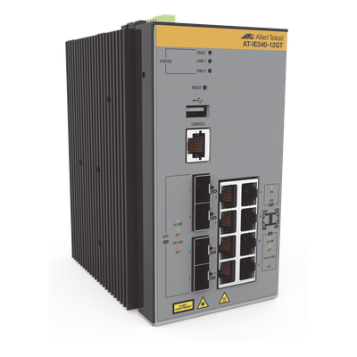 Switch Industrial Administrable Capa 3 de 8 x 10/100/1000 Mbps + 4 Puertos SFP | SIERRA STORE