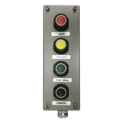 Botonera / 4 Botones Programables / Acero Calibre 14 / NEMA 4, 12, 13 / 9.50' x 6.25' x 3.00' | SIERRA STORE