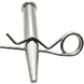 Pasador Cónico + R-clip Set / Compatible con Truss 40x40 cm / Acero de Alta Resistencia Forjado / Galvanizado / Zincado / Largo 92 mm | SIERRA STORE