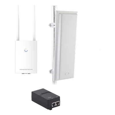 Kit de Punto de Acceso WiFi / Cobertura Sectorial 90° / Dual Band 2.4-2.5 GHz y 5.1-6.5 GHz / 1.27 Gbps / Alcance 120 m (394 ft) | SIERRA STORE