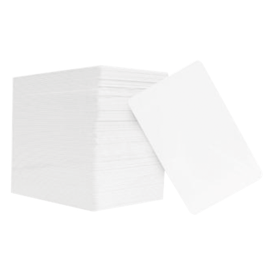 ACCESSPRO ACCESSCARDPVC - Tarjetas PVC CR80 / Paquete 100 Unidades / Doble Cara / 85.7 x 54 mm / 0.76 mm Espesor | SIERRA STORE